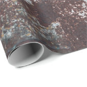 Very old rusted sheet iron. Textured metal surface ラッピングペーパー (ロールコーナー)