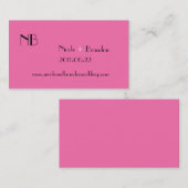 Very Pinkの結婚Webサイトカード エンクロージャーカード (正面/裏面)