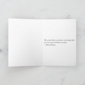 Very Red Rose White Outline "Love" シーズンカード (内部)