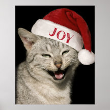 Very Santa おもしろい Cat Laugh Photo Christmas
