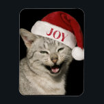 Very Santa おもしろい Cat Laugh Photo Christmas マグネット<br><div class="desc">この非常おもしろいにサンタキャット笑い写真クリスマスマグネットはあなたの冬の休日の装飾にプラスの目的である。サンタハットに子猫を入れ、ペット好きおもしろいのハートに喜びを与えるフォトマグネット。猫好き素晴らし向けに贈り物を作り、フェスティバルtouchをクリスマスお祝いに追加。</div>