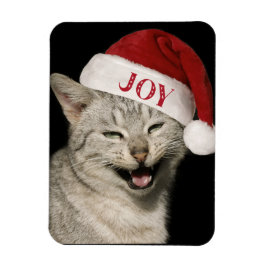 Very Santa おもしろい Cat Laugh Photo Christmas マグネット