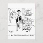 Very User フレンドリー Computers ポストカード (正面)