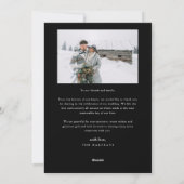 Very Wedded Holiday Newlywed Multi Photo Black シーズンカード (裏面)