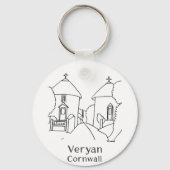 Veryan Roundhouses Keyring キーホルダー (正面)
