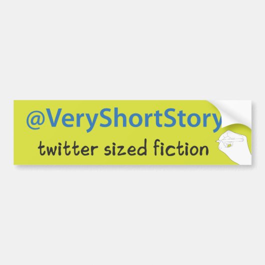 @VeryShortStoryバンパーステッカー- バンパーステッカー (正面)