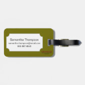 Vesalius: 骨格システム ラゲッジタグ (裏面横)