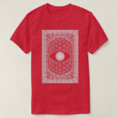 Vesica Picsis Sacred Geometry Tシャツ (デザイン正面)