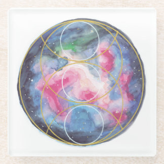 Vesica Pisces coaster ガラスコースター