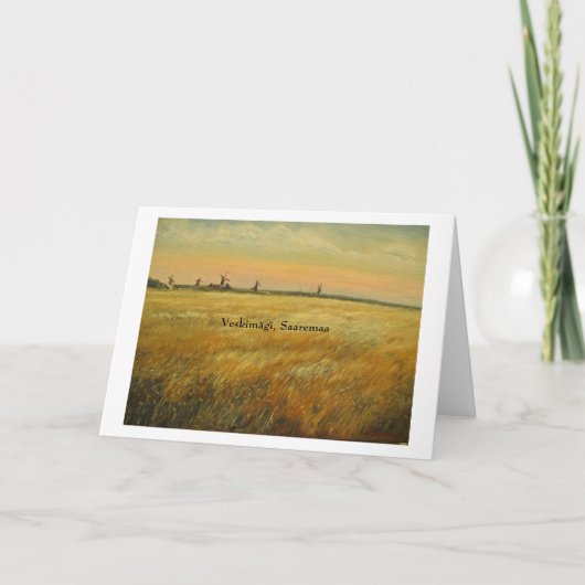 Veskimägi @ Saaremaa、エストニア カード (正面)