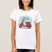 Vespa Italy Tシャツ (正面)
