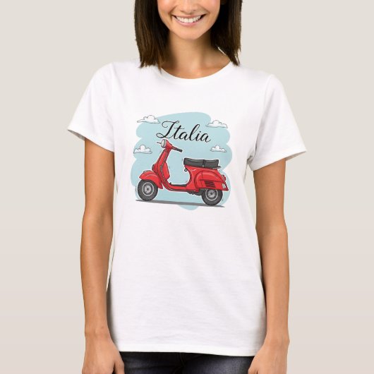 Vespa Italy Tシャツ (正面)