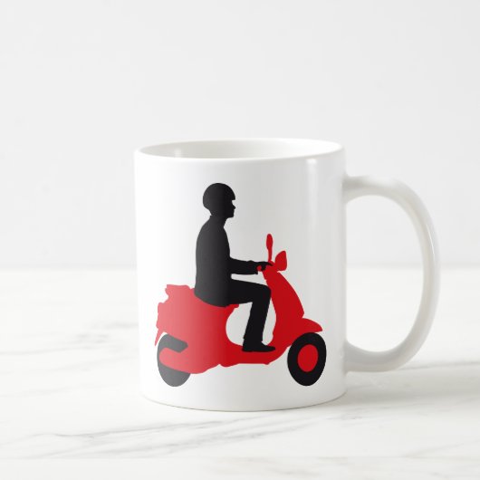 Vespa scooter コーヒーマグカップ (右)