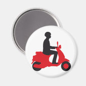 Vespa scooter マグネット (正面/裏面)