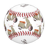 Vespa/Scooter #1パパ+名前 野球ボール (正面)