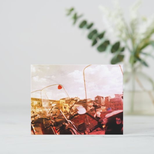 Vespas in Florence ポストカード (スタンド正面)