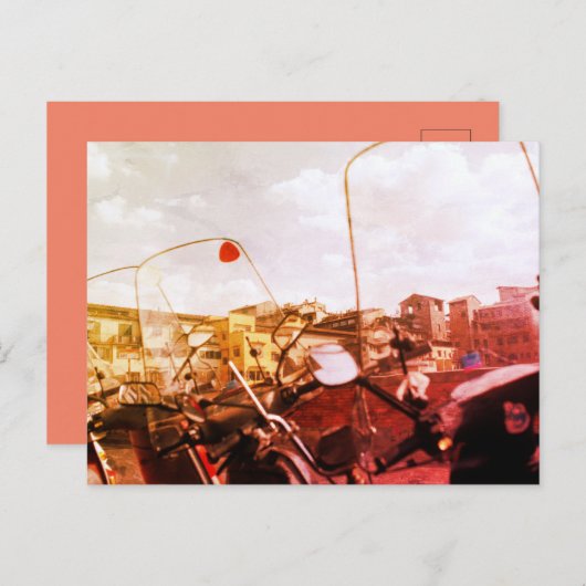 Vespas in Florence ポストカード (正面/裏面)