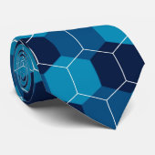 Vespiaryの(青い)タイ ネクタイ (ロール)
