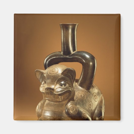 Vessel with puma, Chavin Culture, c.90 BC マグネット (正面)