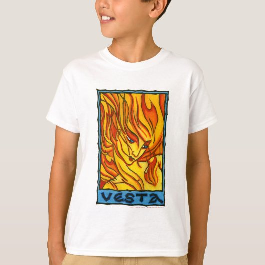 Vestaの子供のティー Tシャツ (正面)