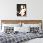 Vestalヴァージンとして若い女性のポートレート キャンバスプリント (インサイチュ (寝室))