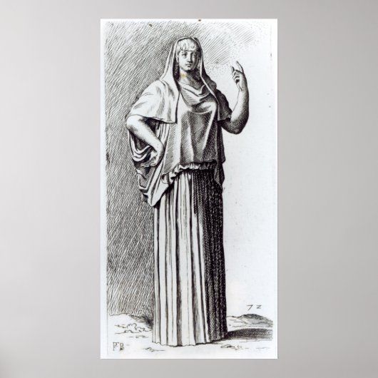 Vestalヴァージン, c.1653 ポスター (正面)