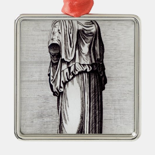 Vestalヴァージン、c.1653 メタルオーナメント (正面)