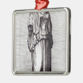 Vestalヴァージン、c.1653 メタルオーナメント (左)