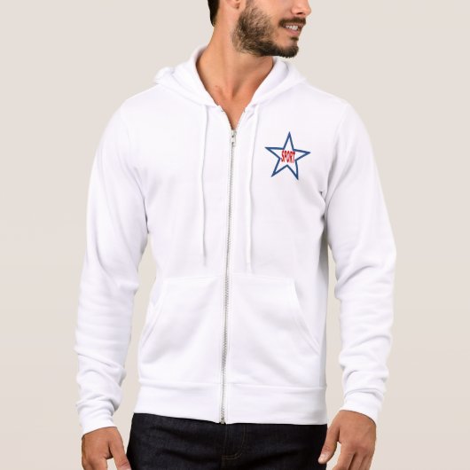VESTE A CAPUCHE BELLA+CANVAS DESIGN SPORT FRANCE パーカ (正面)