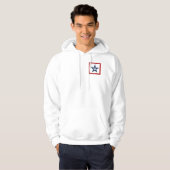 VESTE  A CAPUCHE  BLANCHE   DESIGN  GEORGIA USA パーカ (正面フル)