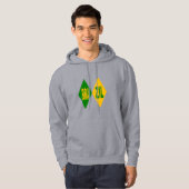 Veste à capuche grise homme BRAZIL パーカ (正面フル)