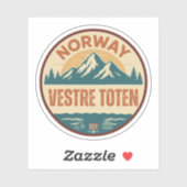 Vestre Toten, Norge Norway シール (シート)
