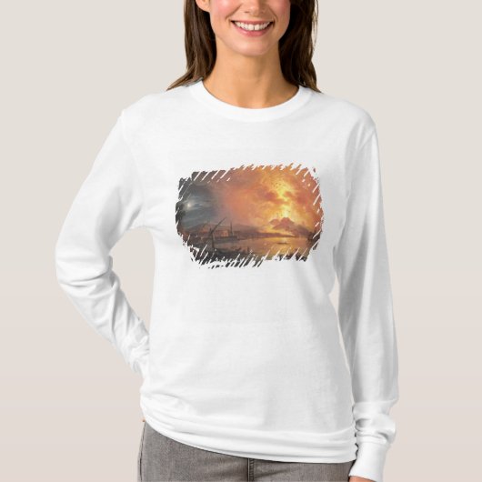 Vesuviusの噴火 Tシャツ (正面)