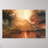 Vesuvius Erupting Canvas Print ポスター (正面)