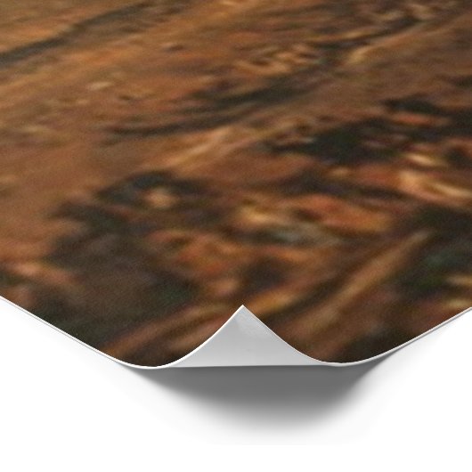 Vesuvius Erupting Canvas Print ポスター (角)