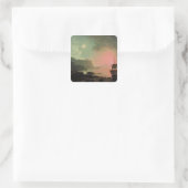 Vesuvius from Posillipo, c.1788 (パネル上の油) スクエアシール (バッグ)