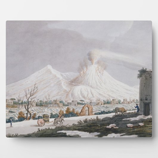 Vesuvius in Snow, Campi PhlegraeiのプレートV: O フォトプラーク (正面)