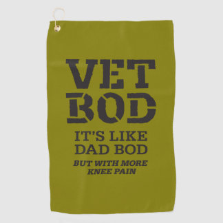 Vet Bod It’s Like Dad Bod But With More Knee Pain ゴルフタオル