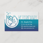 Vet Business Card for Veterinary Clinic  名刺 (正面)