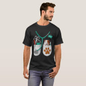 VET Guinea Pig Cute Veterinary Pet Animal Doctor H Tシャツ (正面フル)