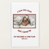 VET RECORDSパーソナライズされたカスタム写真気に計画 プランナー手帳 (正面)