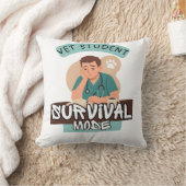 Vet Student Survival Mode – Vet Student Design クッション (ブランケット)