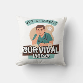 Vet Student Survival Mode – Vet Student Design クッション
