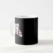 Vet Techクリスマス獣医アニマルスペシャリスト コーヒーマグカップ (正面左)
