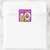 VET TECHステッカー(WWW.VETTECHSTUFF.COM) スクエアシール (バッグ)