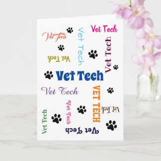 Vet Tech卒業カード2 カード