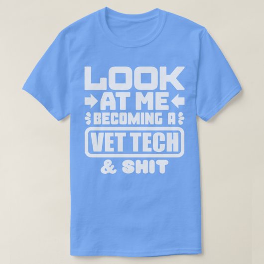 Vet Tech卒業 Tシャツ (デザイン正面)