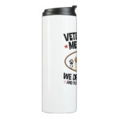 Vet Tech獣医ドローおもしろいブラッド引用文 タンブラー (回転左)