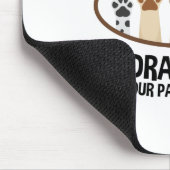 Vet Tech獣医ドローおもしろいブラッド引用文 マウスパッド (コーナー)