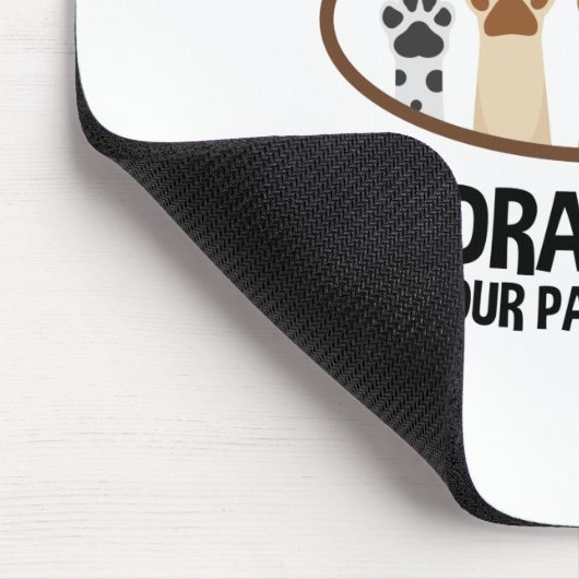 Vet Tech獣医ドローおもしろいブラッド引用文 マウスパッド (コーナー)